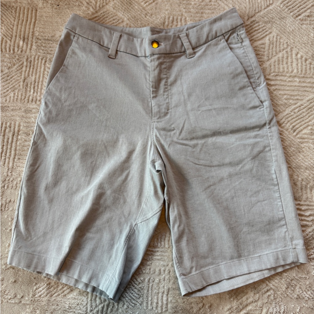 Lululemon Commission Shorts Grey Size 32 Golf Chino